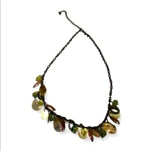Green & Brown Decorative Necklace